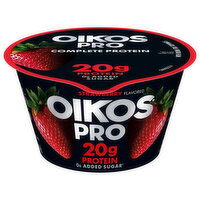 Oikos Pro Yogurt, Strawberry Flavored, 5.3 Ounce