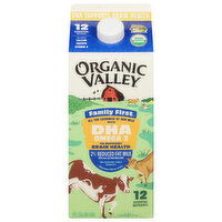 Organic Valley Family First Milk, 2% Reduced Fat, 0.5 Gallon