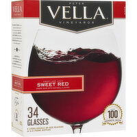 Peter Vella Sweet Red Wine 5L, 5 Litre