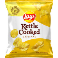 Lay's Potato Chips, Original, Kettle Cooked, 2.5 Ounce