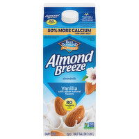 Blue Diamond Almond Breeze Dairy-Free Vanilla Almondmilk, 0.5 Gallon