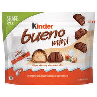 Kinder Bueno Chocolate Bite, Crispy and Creamy, Mini, Share Pack, 5.7 Ounce