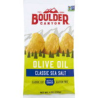 Boulder Canyon Potato Chips, Classic Sea Salt, Olive Oil, 5 Ounce