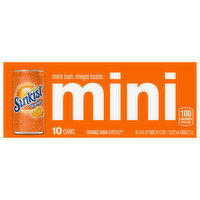 Sunkist Soda, Orange, Mini, 10 Each