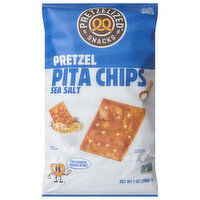 Pretzelized Snacks Pita Chips, Sea Salt, Pretzel, 7 Ounce