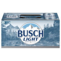 Busch Light Beer, 8 Each