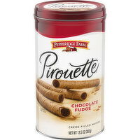 Pepperidge Farm® Pirouette® Crème Filled Wafers Chocolate Fudge Cookies, 13.5 Ounce