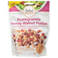 Salad Pizazz! Fruit & Nut Toppings, Pomegranate Honey Walnut Fusion, 4 Ounce