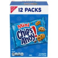 Chips Ahoy! Cookies, Mini, 12 Packs, 12 Each