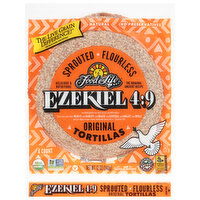 Food for Life Ezekiel 4:9 Tortillas, Original, Sprouted Flourless, 6 Each
