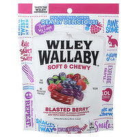 Wiley Wallaby Licorice, Blasted Berry, Soft & Chewy, 10 Ounce