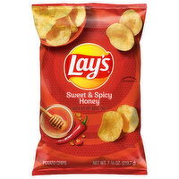 Lay's Potato Chips, Sweet & Spicy Honey, 7.75 Ounce