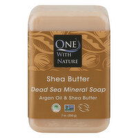 One with Nature Soap, Dead Sea Mineral, Shea Butter, 7 Ounce