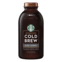 Starbucks Starbucks Cold Brew Premium Coffee Drink Black Unsweetened 11 Fl Oz Bottle, 11 Ounce