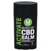 Muscle MX CBD Balm, Activate, Extra Strength, 100 mg, 2.65 Ounce