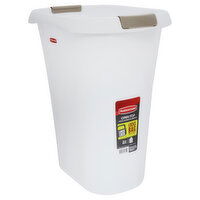 Rubbermaid Wastebasket, Open Top, Liner Lock, 8 Gallon, 1 Each