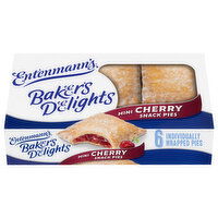 Entenmann's Baker's Delights Cherry Mini Snack Pies, 6 packs, 12 oz, 6 Each