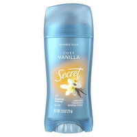 Secret Fresh Secret Fresh Invisible Solid Antiperspirant and Deodorant, Vanilla Scent, 2.6 oz, 2.6 Ounce