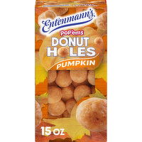 Entenmann's Pop'ems Shelf-Stable Pumpkin Donut Holes, 15 oz, 15 Ounce