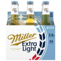 Miller Beer, Extra Light, 6 Each