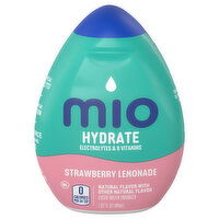 MiO Liquid Water Enhancer, Hydrate, Strawberry Lemonade, 1.62 Fluid ounce