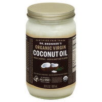 Dr. Bronner's Coconut Oil, Virgin, Whole Kernel, 30 Fluid ounce