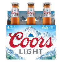 Coors Light Beer, 6 Each