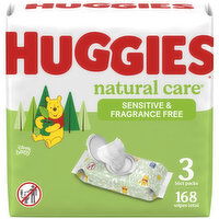 Huggies Natural Care Wipes, Sensitive & Fragrance Free, Disney Baby, 3 Each