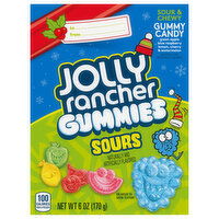 Jolly Rancher Gummy Candy, Sours, Sour & Chewy, 6 Ounce