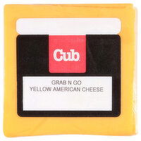 Cub Grab N Go Yellow American Cheese, 0.5 Pound