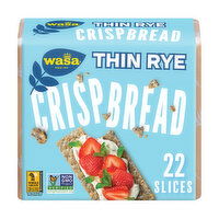 Wasa Thin Rye Swedish Style Crispbread Crackers, 8.6 Ounce