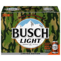 Busch Light Beer, 30 Each