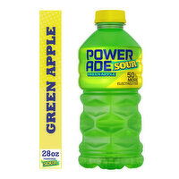 Powerade Electrolyte Enhanced Sour Green Apple Sports Drink, Bottle, 28 Fluid ounce