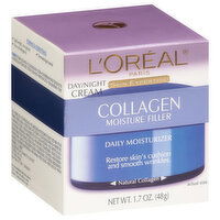 L'Oreal Day/Night Cream, Collagen Moisture Filler, 1.7 Ounce