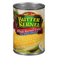 Butter Kernel Whole Kernel Corn, No Salt Added, 15.25 Ounce