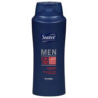 Suave Professionals Men Shampoo + Conditioner, 2-in-1, Thick & Full, 28 Fluid ounce