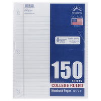 Norcom Notebook Paper, College Ruled, 150 Each