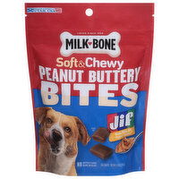 Milk-Bone Dog Snacks, Peanut Buttery Bites, Soft & Chewy, 11.8 Ounce