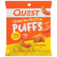 Quest Puffs, Cheddar Flavor, Crunchy, 1 Ounce