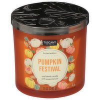 Tuscany Candle Candle, Pumpkin Festival, 1 Each