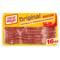 Oscar Mayer Naturally Hardwood Smoked Bacon, 16 Ounce