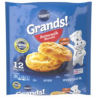 Pillsbury Grands! Biscuits, Buttermilk, 12 Each