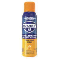 Microban Microban 24 Hour Disinfectant Sanitizing Spray, Citrus Scent, 15 oz, 15 Fluid ounce