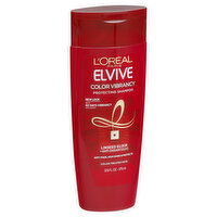 L'Oreal Elvive Shampoo, Protecting, Color Vibrancy, Linseed Elixir + Anti-Oxidants [UV], 12.6 Ounce