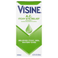 Visine Itchy Eye Relief, A.C, 0.5 Fluid ounce