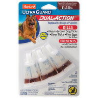 Hartz Ultra Guard Topical, Dual Action, 3 Each