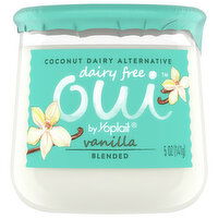 Oui Coconut Dairy Alternative, Dairy Free, Vanilla, Blended, 5 Ounce