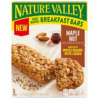Nature Valley Soft Baked Maple Nut Breakfast Bars, 5 Each