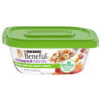 Purina Beneful Dog Food, with Lamb, Brown Rice, Carrots & Tomatoes, Chopped Blends, 10 Ounce