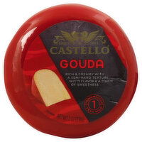 Castello Cheese, Gouda, Very Mild, 7 Ounce